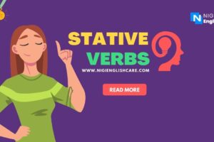 Illustration of stative verbs in a sentence